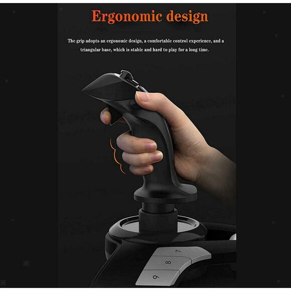 PXN-F16 Flight Stick Joystick Game Controller for PC Fly Aviation Games Parts - Picture 2 of 14